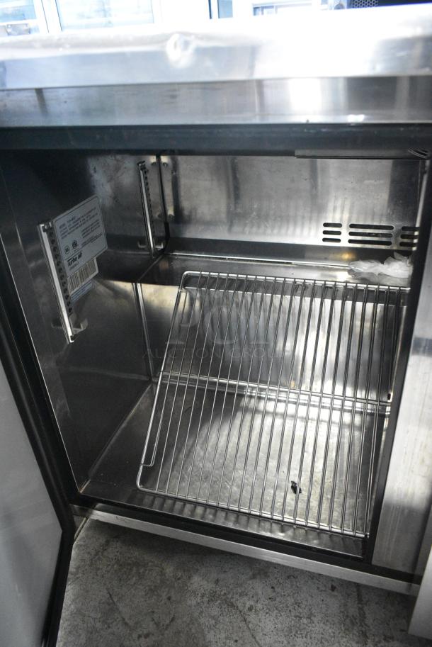 Turbo Air TUR-48SD Stainless Steel Commercial 2 Door Undercounter Cooler on Commercial Casters. 115 Volts, 1 Phase. Tested and Powers On But Does Not Get Cold - Image 5 of 7