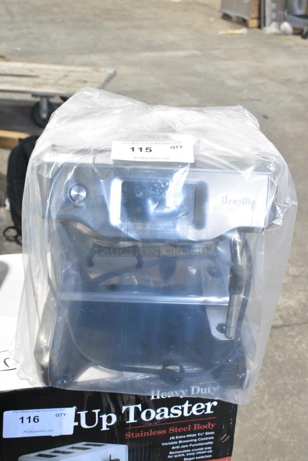 Breville BES880 BSS / C Metal Countertop Coffee Machine. 120 Volts, 1 Phase. - Image 2 of 7