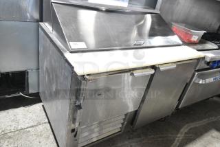 2017 Leader LM48 S/C Stainless Steel Commercial Sandwich Salad Prep Table Bain Marie Mega Top. 115 Volts, 1 Phase. Tested and Working!