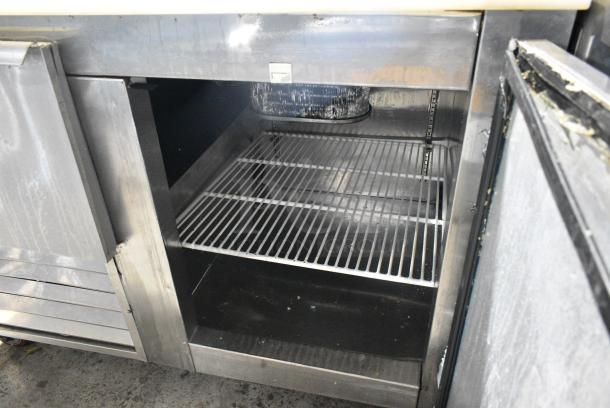 2017 Leader LM48 S/C Stainless Steel Commercial Sandwich Salad Prep Table Bain Marie Mega Top. 115 Volts, 1 Phase. Tested and Working! - Image 5 of 9