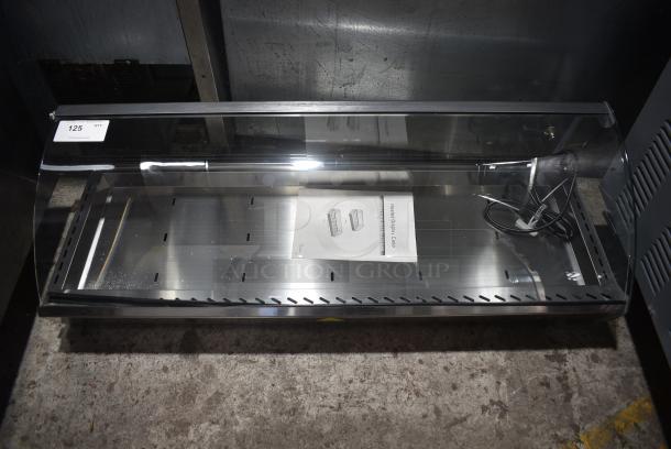 MSB6 Stainless Steel Commercial Countertop Heated Display Case Merchandiser. 110-120 Volts, 1 Phase. Tested and Working! - Image 1 of 7