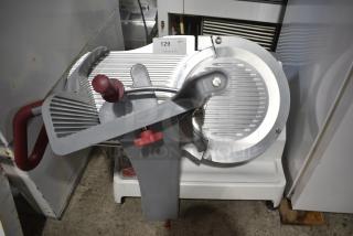 Berkel X13A Metal Commercial Countertop Meat Slicer w/ Blade Sharpener. 115 Volts, 1 Phase. Tested and Working!
