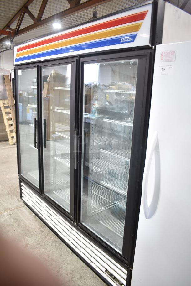 True GDM-72F Metal Commercial 3 Door Reach In Freezer Merchandiser w/ Poly Coated Racks. 115/208-230 Volts, 1 Phase. - Image 2 of 9