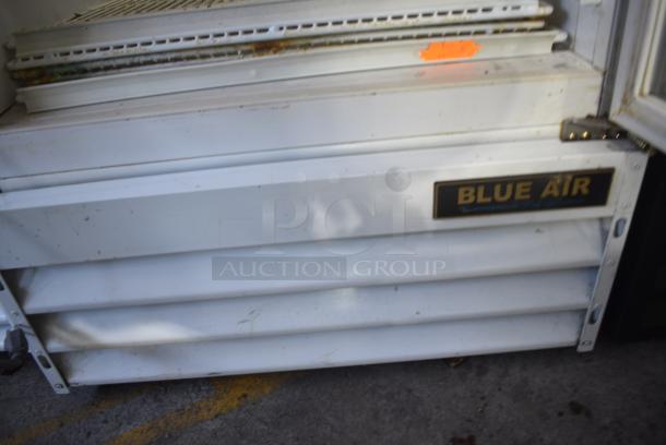 Blue Air BAGR24 Metal Commercial Single Door Reach In Cooler Merchandiser w/ Poly Coated Racks. 115 Volts, 1 Phase. Tested and Powers On But Does Not Get Cold - Image 7 of 9