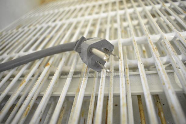 Blue Air BAGR24 Metal Commercial Single Door Reach In Cooler Merchandiser w/ Poly Coated Racks. 115 Volts, 1 Phase. Tested and Powers On But Does Not Get Cold - Image 9 of 9