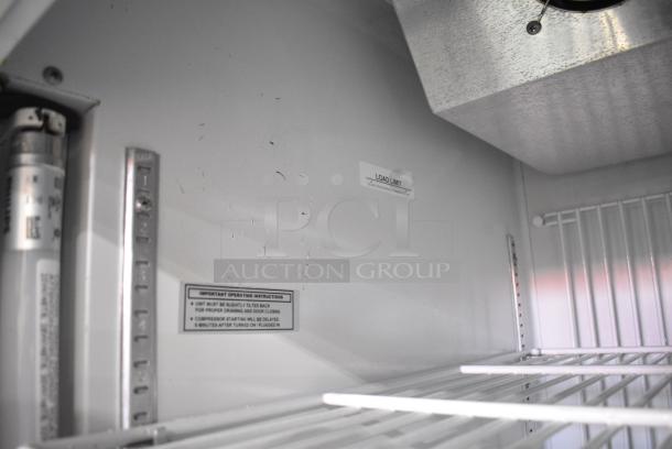 Minus Forty Metal Commercial Single Door Reach In Freezer Merchandiser w/ Poly Coated Racks on Commercial Casters. 115 Volts, 1 Phase. Tested and Powers On But Does Not Get Cold - Image 7 of 13