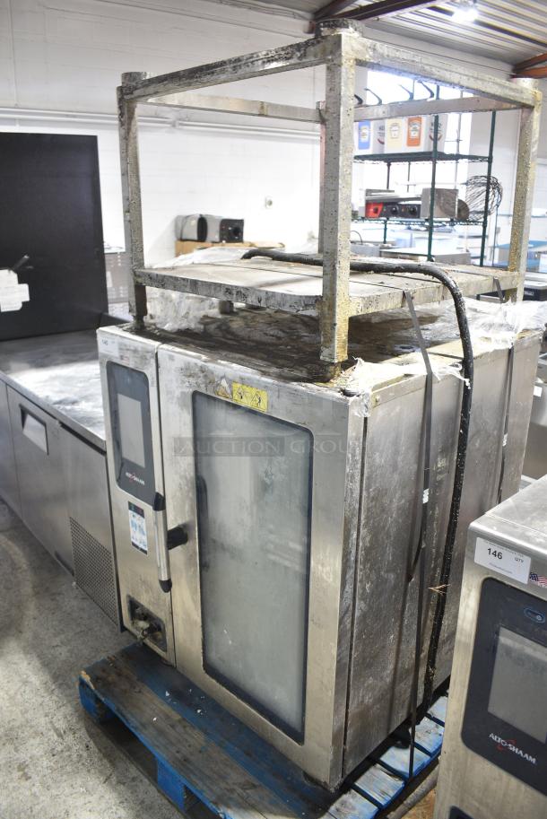Alto Shaam CTP10-10E Stainless Steel Commercial Electric Powered Combi Convection Oven w/ Stand. 208-240 Volts, 3 Phase. - Image 1 of 6