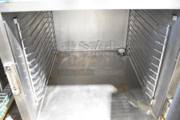 Alto Shaam Stainless Steel Commercial Pass Through Heated Holding Cabinet on Commercial Casters. 115 Volts, 1 Phase. Tested and Does Not Power On - Image 5 of 8