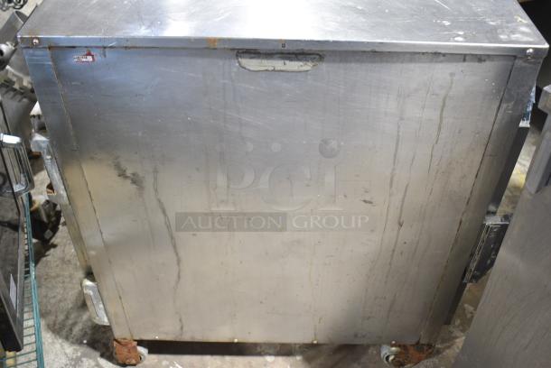 Alto Shaam Stainless Steel Commercial Pass Through Heated Holding Cabinet on Commercial Casters. 115 Volts, 1 Phase. Tested and Does Not Power On - Image 7 of 8