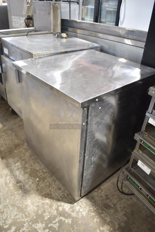 2017 Delfield 406P-BK2 Stainless Steel Commercial Single Door Undercounter Cooler on Commercial Casters. 115 Volts, 1 Phase. Tested and Working! - Image 3 of 7