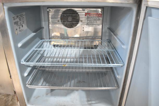 2017 Delfield 406P-BK2 Stainless Steel Commercial Single Door Undercounter Cooler on Commercial Casters. 115 Volts, 1 Phase. Tested and Working! - Image 4 of 7