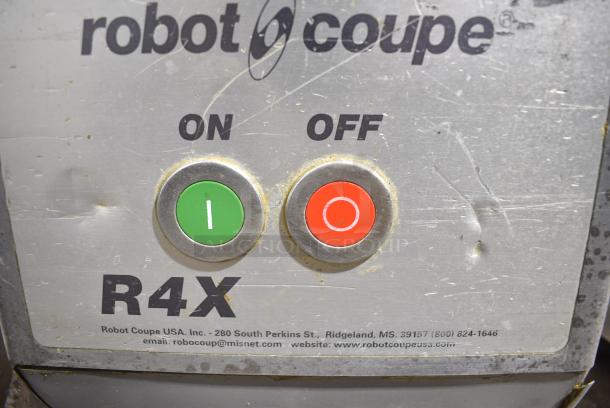 Robot Coupe R4X Metal Commercial Countertop Food Processor. 120 Volts, 1 Phase. Tested and Does Not Power On - Image 5 of 6