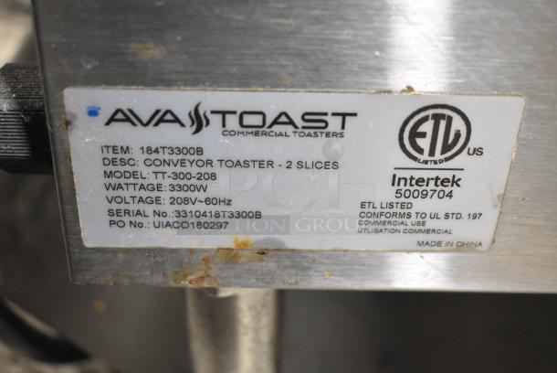 AvaToast TT-300-208 Stainless Steel Countertop Electric Conveyor Toaster Oven. 208 Volts, 1 Phase. - Image 4 of 5