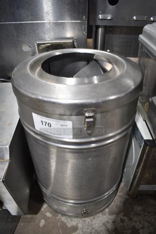 Stainless Steel Marinating Barrel.