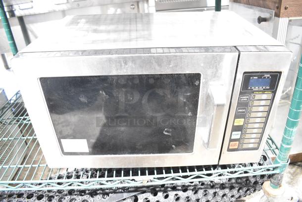 Panasonic NE-1064F Stainless Steel Countertop Microwave Oven. 115 Volts, 1 Phase. - Image 1 of 9