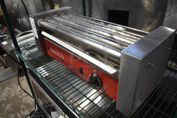 Avantco RG-05 Stainless Steel Countertop Hot Dog Roller. 120 Volts, 1 Phase. Tested and Gets Warm But Rollers Do Not Move - Image 3 of 6