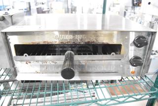 Crosson FPO-13 Stainless Steel Countertop Electric Pizza Oven. 120 Volts, 1 Phase. Tested and Working!