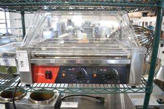 BRAND NEW SCRATCH AND DENT!  2024 Crosson CHD-7S Stainless Steel Countertop Hot Dog Roller w/ Dome Cover. 120 Volts, 1 Phase.  Tested and Gets Warm But Rollers Do Not Move