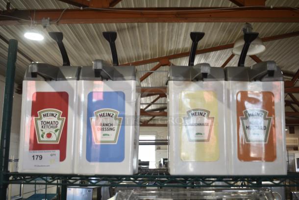 2 BRAND NEW SCRATCH AND DENT! Countertop Double Well Condiment Dispensers. 2 Times Your Bid! - Image 1 of 3