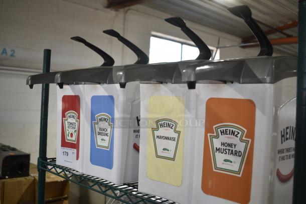 2 BRAND NEW SCRATCH AND DENT! Countertop Double Well Condiment Dispensers. 2 Times Your Bid! - Image 3 of 3