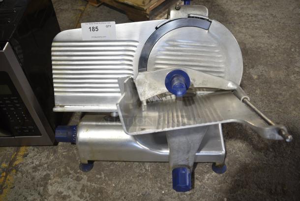 Stainless Steel Commercial Countertop Meat Slicer w/ Blade Sharpener. 115 Volts, 1 Phase. Tested and Does Not Power On - Image 1 of 5