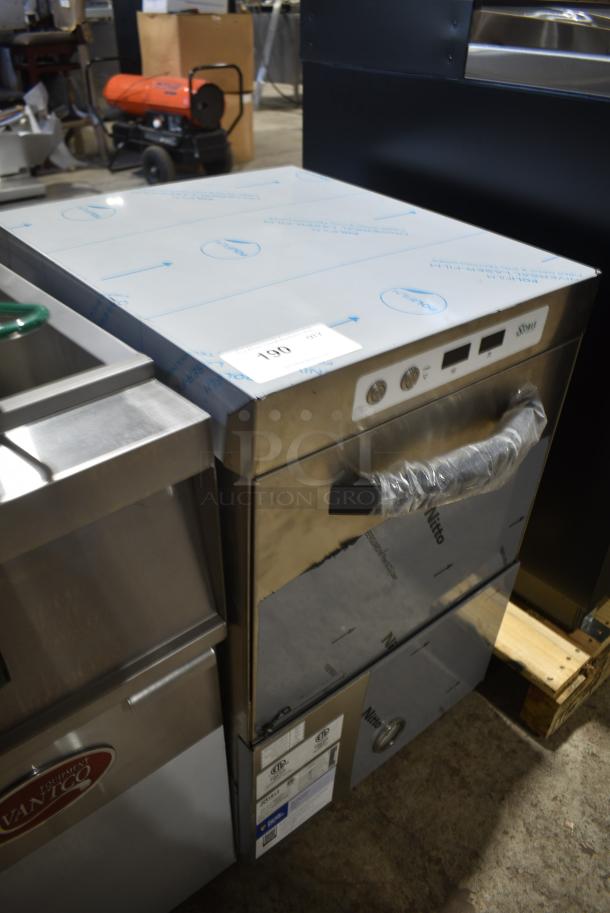 BRAND NEW SCRATCH AND DENT! 2023 Noble 495HTGW22 Stainless Steel Commercial Undercounter Hi Temp High-Temperature Underbar Glass Washer. 208-240 Volts, 1 Phase. - Image 2 of 7