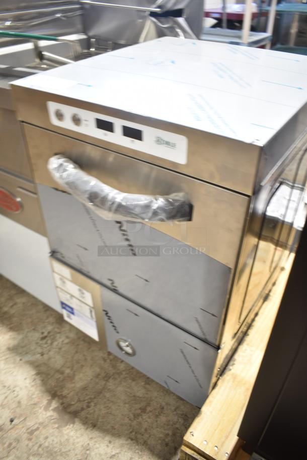 BRAND NEW SCRATCH AND DENT! 2023 Noble 495HTGW22 Stainless Steel Commercial Undercounter Hi Temp High-Temperature Underbar Glass Washer. 208-240 Volts, 1 Phase. - Image 3 of 7