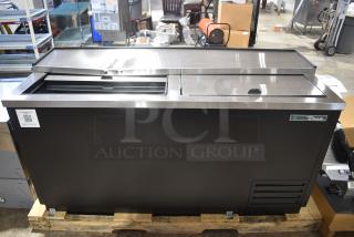 BRAND NEW SCRATCH AND DENT! 2025 True TD-65-24-HC Stainless Steel Commercial Back Bar Bottle Cooler w/ 2 Sliding Lids. 115 Volts, 1 Phase. Tested and Working!