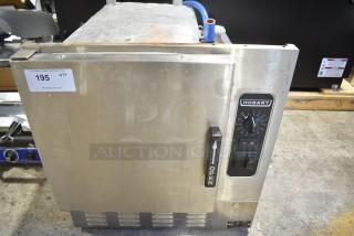Hobart HC24EA5 Stainless Steel Commercial Electric Countertop Single Deck Steam Cabinet. 208/240 Volts, 1/3 Phase.