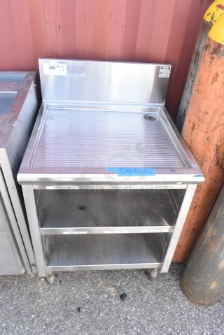 Infinity IRSC-24 Stainless Steel Drain Board w/ 2 Under Shelves