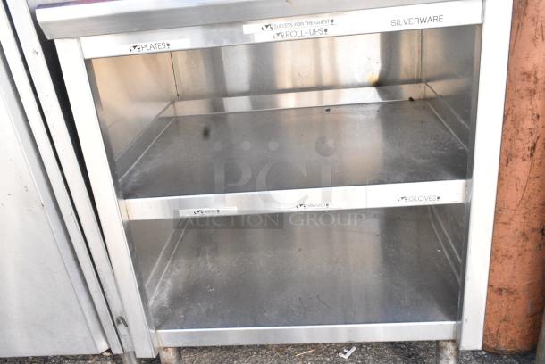 Infinity IRSC-24 Stainless Steel Drain Board w/ 2 Under Shelves - Image 2 of 4