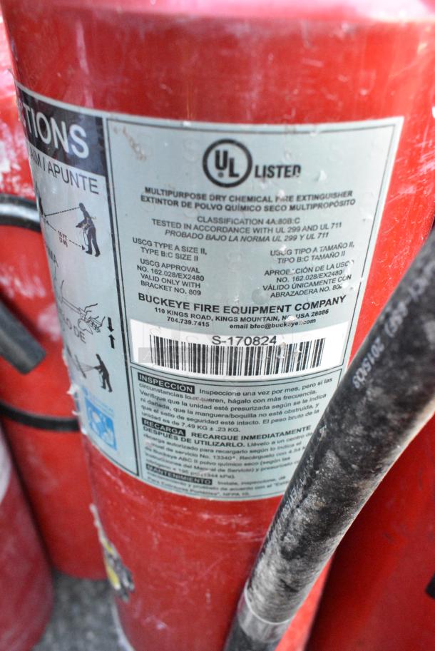 17 Various Fire Extinguishers. 17 Times Your Bid! Buyer Must Pick Up - We Will Not Ship This Item. - Image 7 of 15