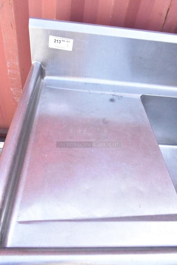 Stainless Steel 3 Bay Power Soak Sink w/ Dual Drain Boards. - Image 2 of 7