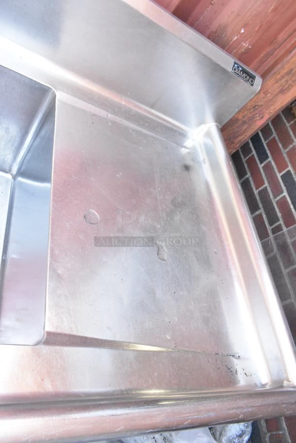Stainless Steel 3 Bay Power Soak Sink w/ Dual Drain Boards. - Image 6 of 7