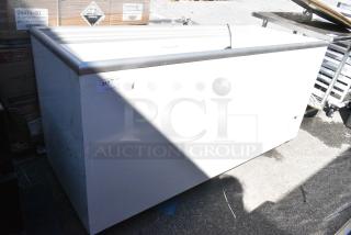 Chest Freezer Merchandiser. Missing Lids. 110-127 Volts, 1 Phase.