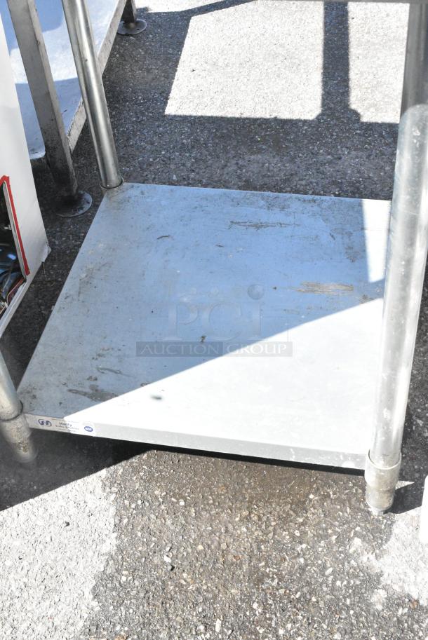 Stainless Steel Table w/ Metal Under Shelf. - Image 3 of 5