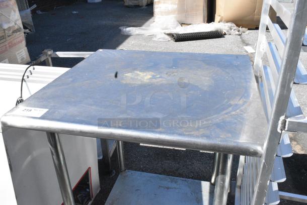 Stainless Steel Table w/ Metal Under Shelf. - Image 4 of 5
