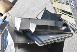 6 Various Items Including Mirror and Metal Panels. 6 Times Your Bid!