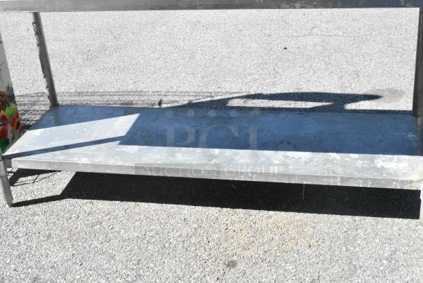 Stainless Steel Table w/ Metal Under Shelf. - Image 4 of 5
