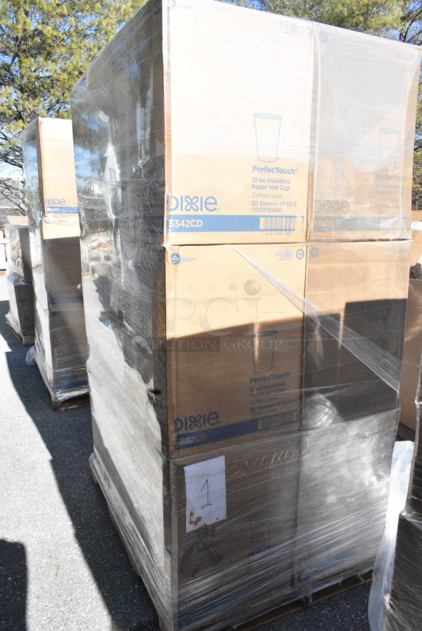 18 BRAND NEW! Boxes of Dixie 5342CD Perfectouch Paper Hot Cups, 12 Oz. 18 Times Your Bid! - Image 4 of 5
