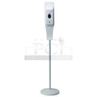 60 BRAND NEW! Boxes of Service Ideas ADISPWSTD SAN ‘N’ SERV Touchless Hand Sanitizer Floor Dispenser, White. 60 Times Your Bid!