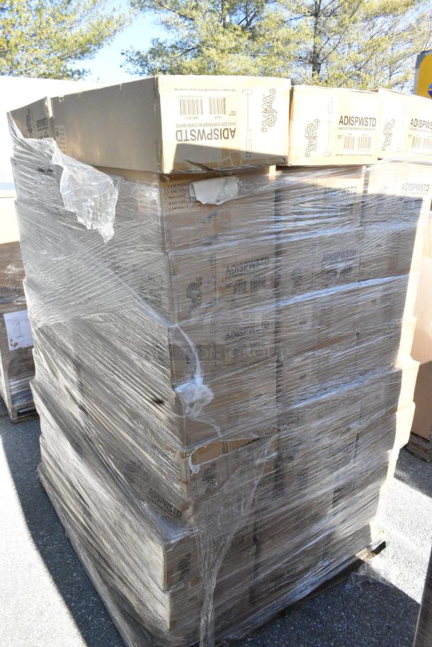 60 BRAND NEW! Boxes of Service Ideas ADISPWSTD SAN ‘N’ SERV Touchless Hand Sanitizer Floor Dispenser, White. 60 Times Your Bid! - Image 5 of 7