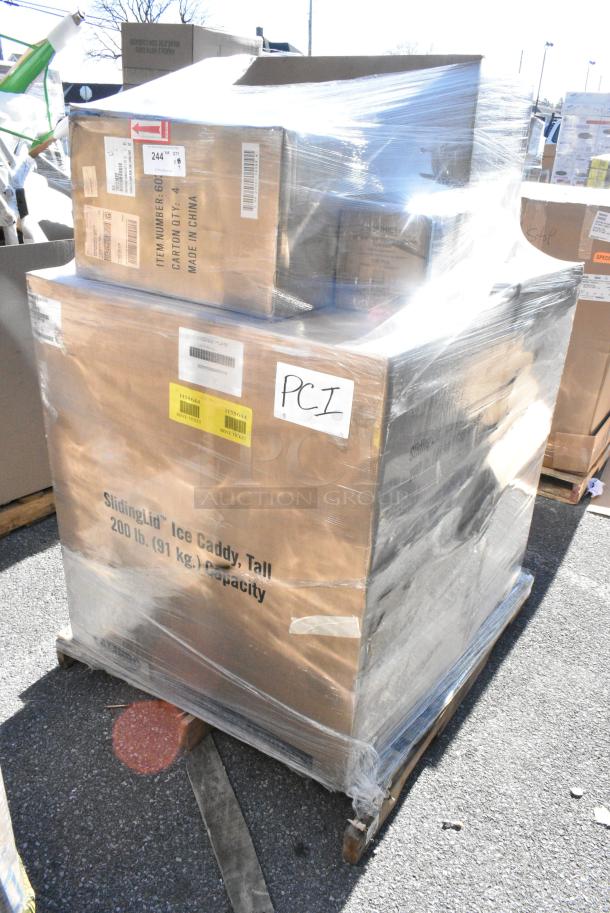 4 BRAND NEW! Boxes Including Winco 64030 Benchmark Sneeze Guard, Recharge Candle Kit, SlidingLid Ice Caddy, 10151962 Bio N Chic Plates. 4 Times Your Bid! - Image 2 of 12