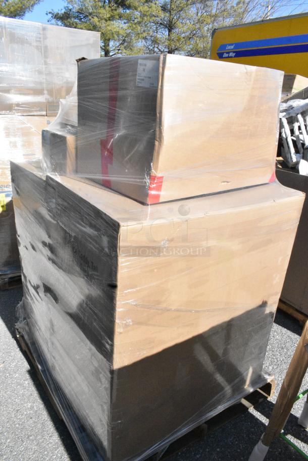 4 BRAND NEW! Boxes Including Winco 64030 Benchmark Sneeze Guard, Recharge Candle Kit, SlidingLid Ice Caddy, 10151962 Bio N Chic Plates. 4 Times Your Bid! - Image 3 of 12