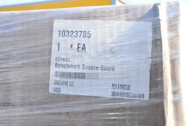 4 BRAND NEW! Boxes Including Winco 64030 Benchmark Sneeze Guard, Recharge Candle Kit, SlidingLid Ice Caddy, 10151962 Bio N Chic Plates. 4 Times Your Bid! - Image 4 of 12