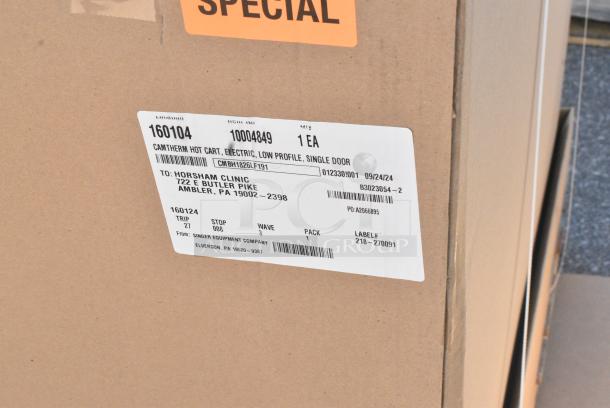 BRAND NEW SCRATCH AND DENT! Cambro CMBH1826LF191 Camtherm® Granite Gray Low Profile Electric Hot Food Holding Cabinet in Fahrenheit - 110V - Image 6 of 8