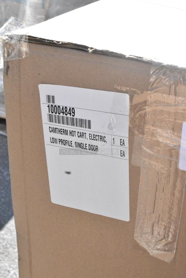BRAND NEW SCRATCH AND DENT! Cambro CMBH1826LF191 Camtherm® Granite Gray Low Profile Electric Hot Food Holding Cabinet in Fahrenheit - 110V - Image 7 of 8