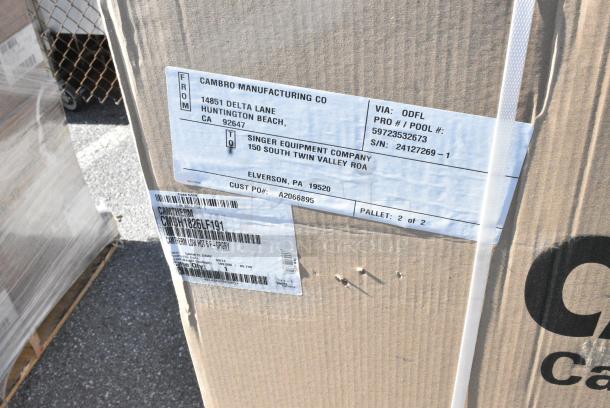 BRAND NEW SCRATCH AND DENT! Cambro CMBH1826LF191 Camtherm® Granite Gray Low Profile Electric Hot Food Holding Cabinet in Fahrenheit - 110V - Image 8 of 8