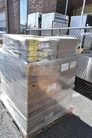 17 BRAND NEW! Boxes Including TableCraft 100121 Straws, 44CI-261 Kraft Cups, Paper Hot Cups, 10312458 Straw Paper 7-3/4" Jumbo Blue. 17 Times Your Bid!