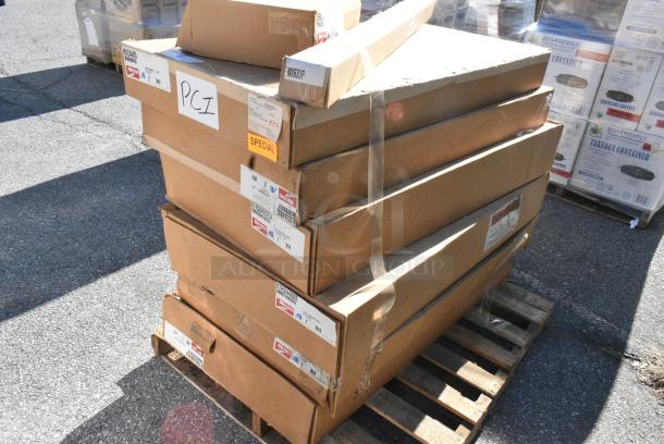 8 BRAND NEW SCRATCH AND DENT! Items Including Metro MX2448G MetroMax i Open Grid Shelf with Removable Mat 24" x 48", Metro XTR2448XEA Metromax iQ Drying Rack for Cutting Boards, Pans, and Trays 24" x 48" x 6", Metro XTR2448XE Metromax iQ Drying Rack for Cutting Boards, Pans, and Trays 24" x 48" x 6", Metro MX63UP MetroMax iQ Mobile Polymer Post, Metro 5PCBX 5" MetroMax iQ Polymer Swivel Stem Caster with Brake. 8 Times Your Bid! - Image 3 of 10